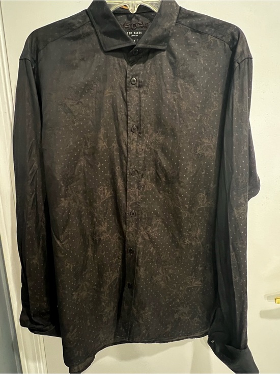 Ted Baker Other - Ted Baker Men’s Black Button-Up Shirt with Cuff Links